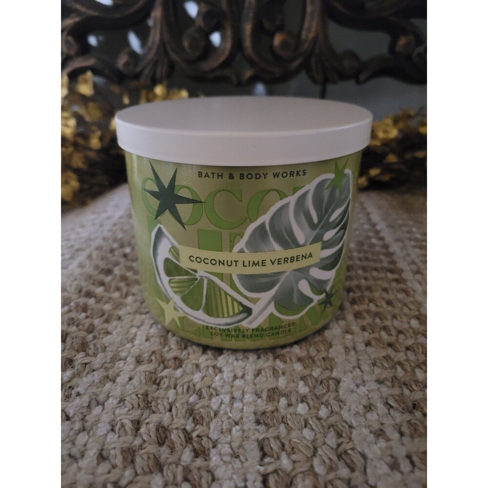 Bath & Body Works - Coconut Lime Verbena 3-wick Candle